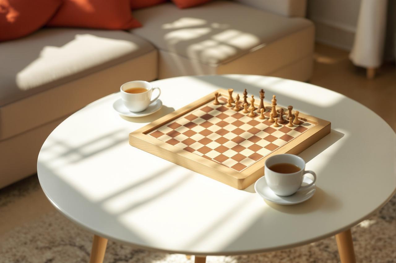 父子间的棋盘时光